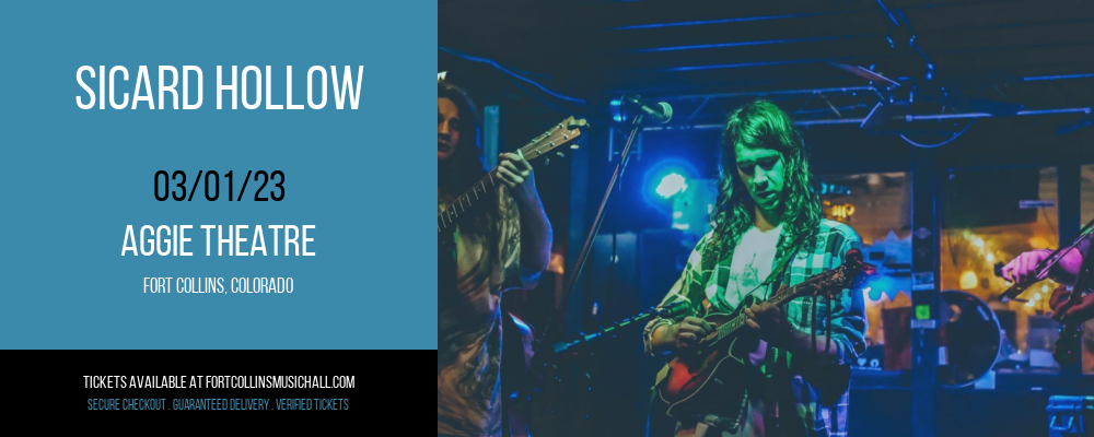 Sicard Hollow at Aggie Theatre tickets Sicard Hollow at Aggie Theatre