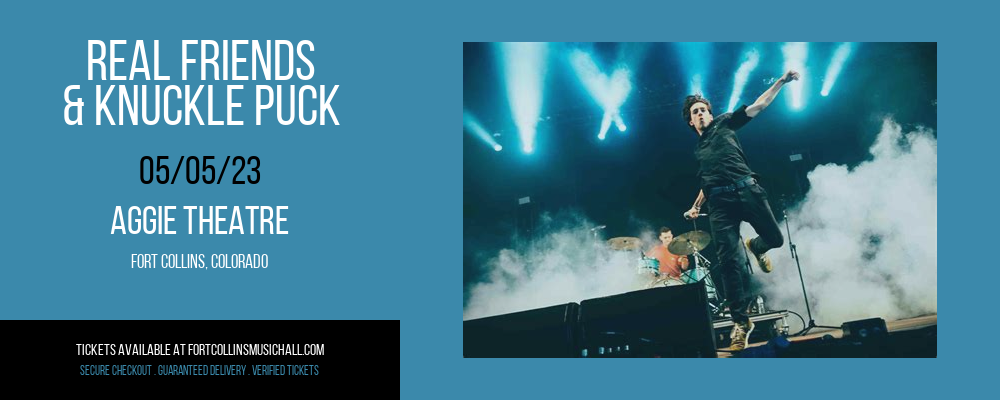 Real Friends & Knuckle Puck at Aggie Theatre tickets Real Friends & Knuckle Puck at Aggie Theatre