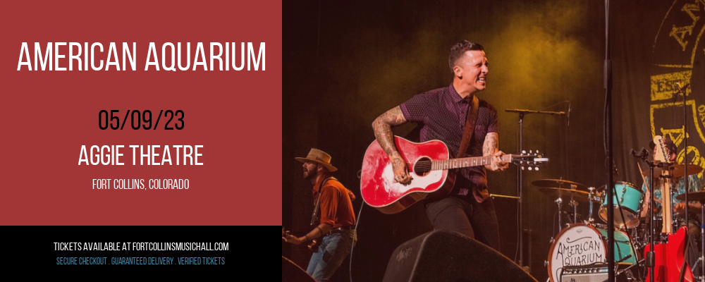 American Aquarium at Aggie Theatre tickets American Aquarium at Aggie Theatre