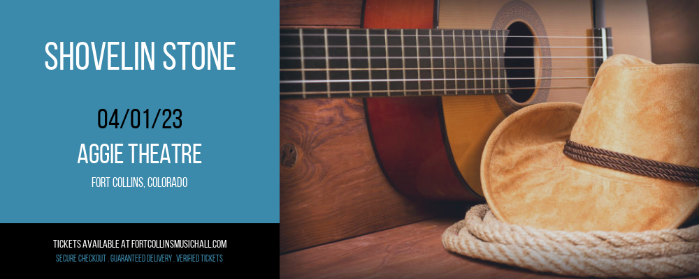 Shovelin Stone at Aggie Theatre tickets Shovelin Stone at Aggie Theatre