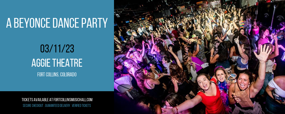 A Beyonce Dance Party at Aggie Theatre tickets A Beyonce Dance Party at Aggie Theatre