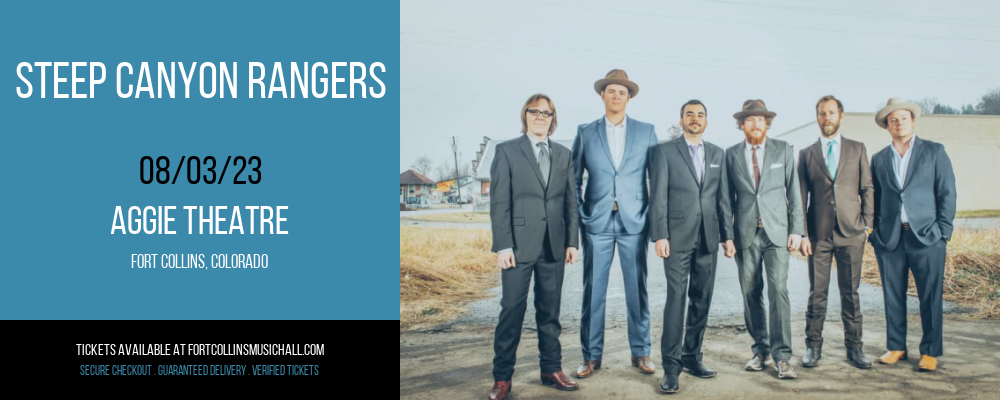 Steep Canyon Rangers at Aggie Theatre tickets Steep Canyon Rangers at Aggie Theatre