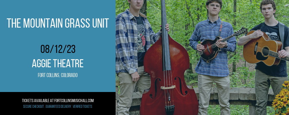 The Mountain Grass Unit at Aggie Theatre tickets The Mountain Grass Unit at Aggie Theatre