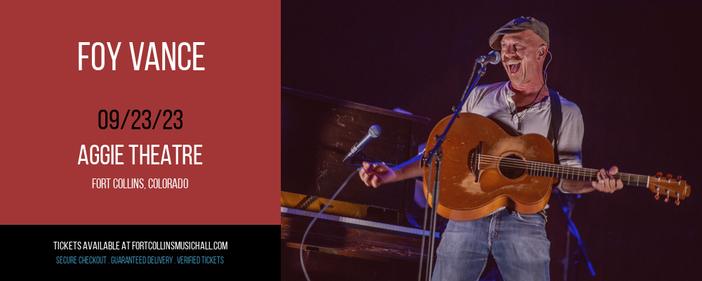 Foy Vance at Aggie Theatre