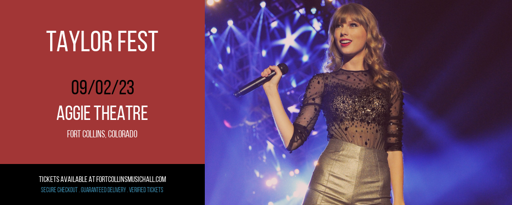 Taylor Fest at Aggie Theatre
