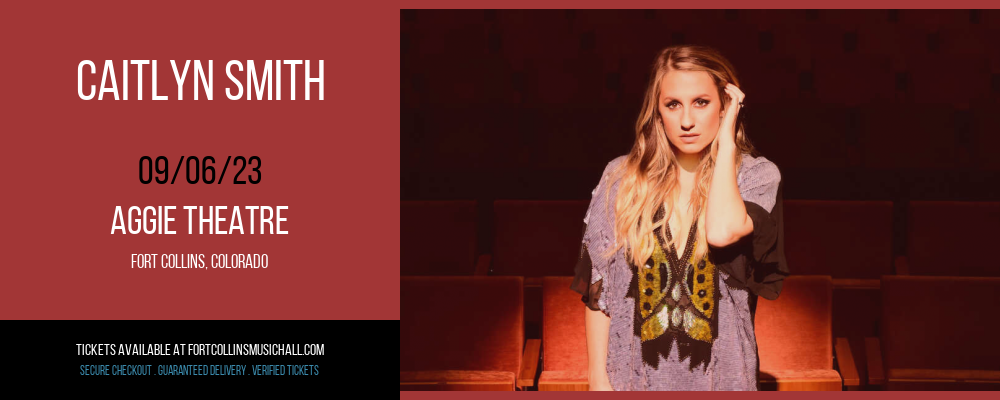 Caitlyn Smith at Aggie Theatre