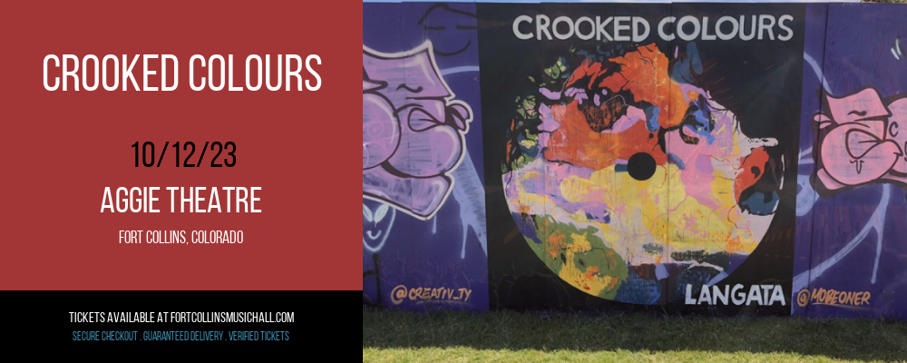 Crooked Colours at Aggie Theatre