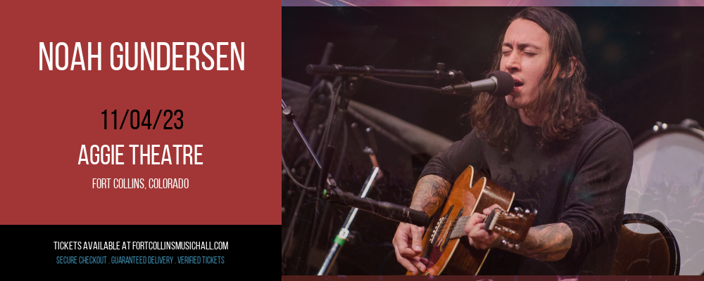 Noah Gundersen at Aggie Theatre