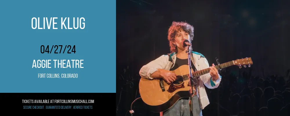 Olive Klug at Aggie Theatre