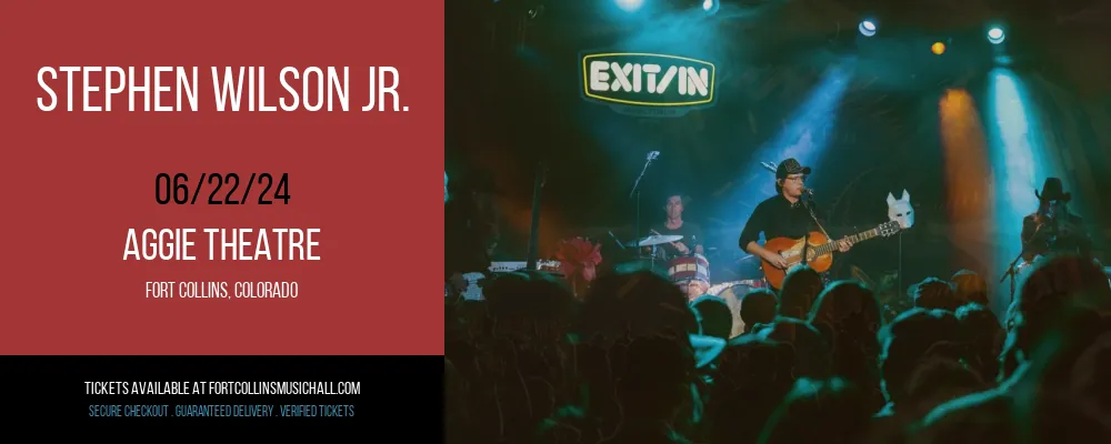Stephen Wilson Jr. at Aggie Theatre