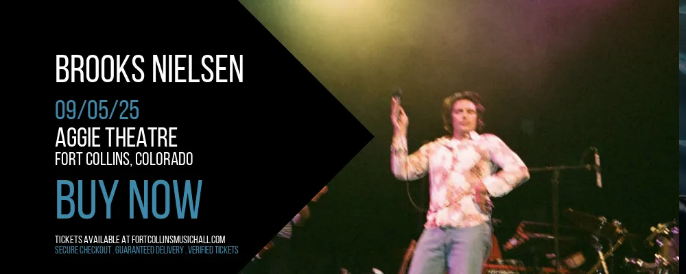 Brooks Nielsen at Aggie Theatre