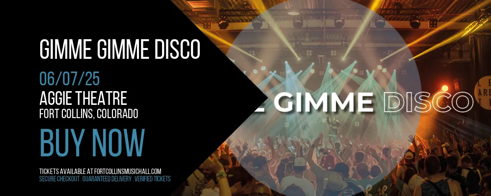 Gimme Gimme Disco at Aggie Theatre