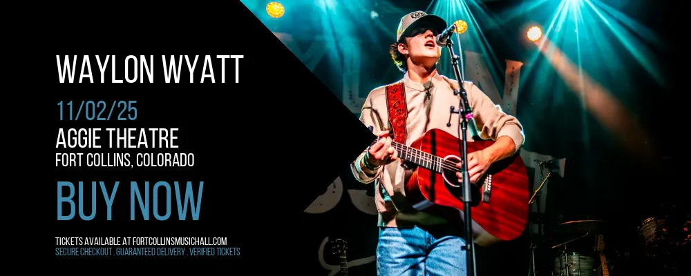 Waylon Wyatt at Aggie Theatre
