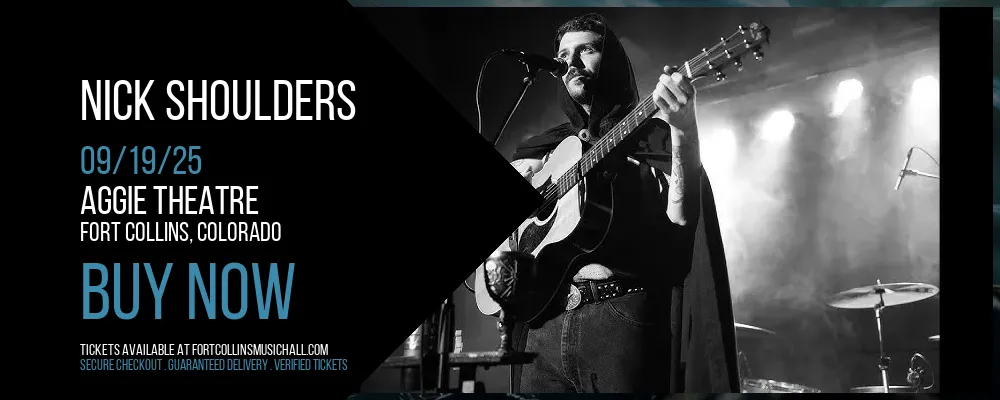 Nick Shoulders at Aggie Theatre