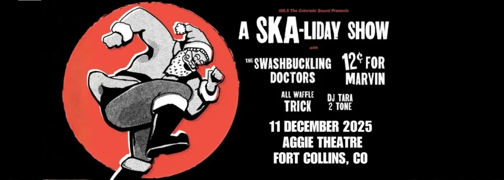 The Swashbuckling Doctors & 12 Cents For Marvin at Aggie Theatre