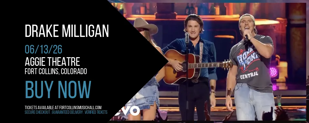 Drake Milligan at Aggie Theatre