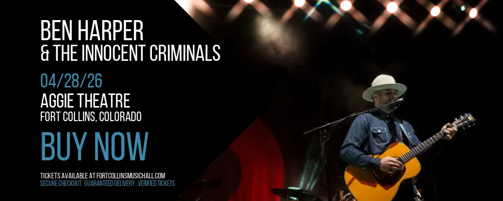 Ben Harper & The Innocent Criminals at Aggie Theatre