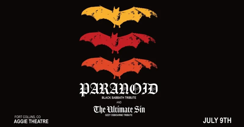 Paranoid & The Ultimate Sin tickets